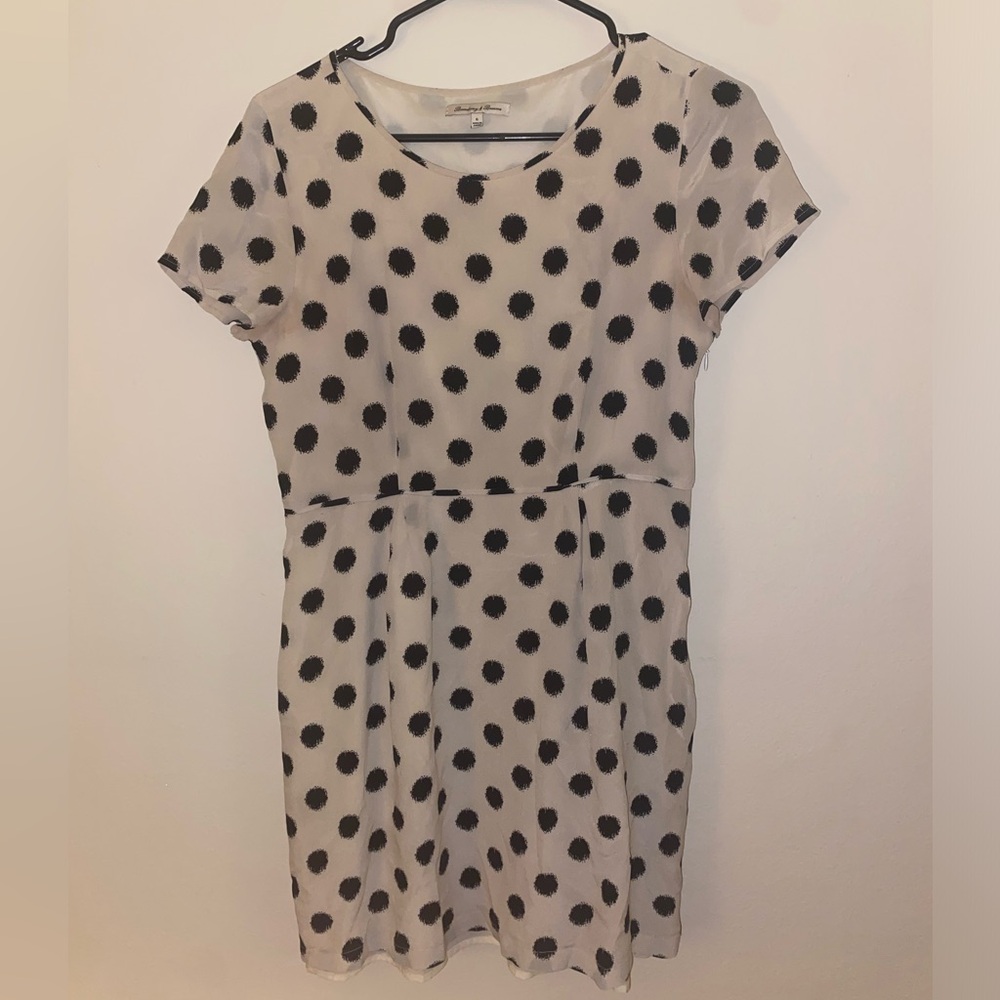 Madewell Broadway & Broome Polka Dot Mini Dress